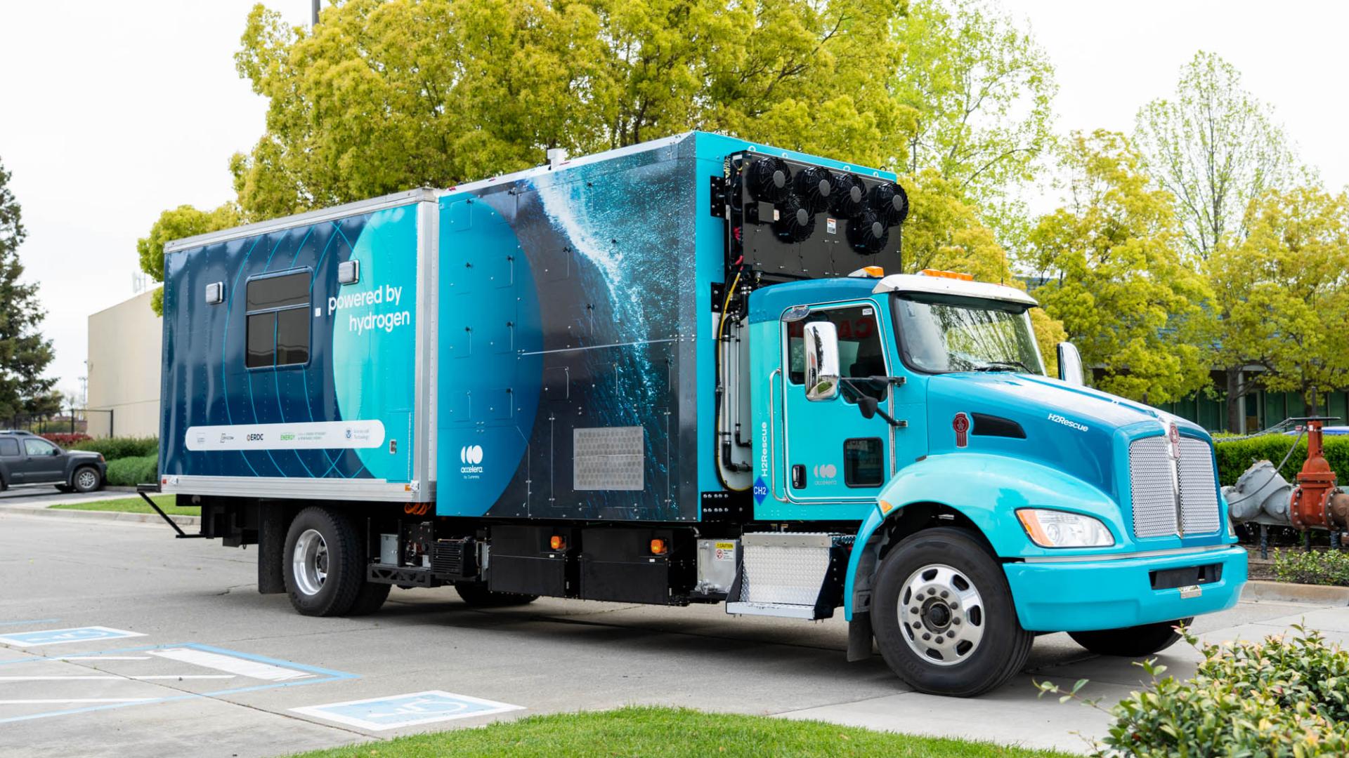 H2Rescue Fuel cell emergency relief vehicle demo Accelera